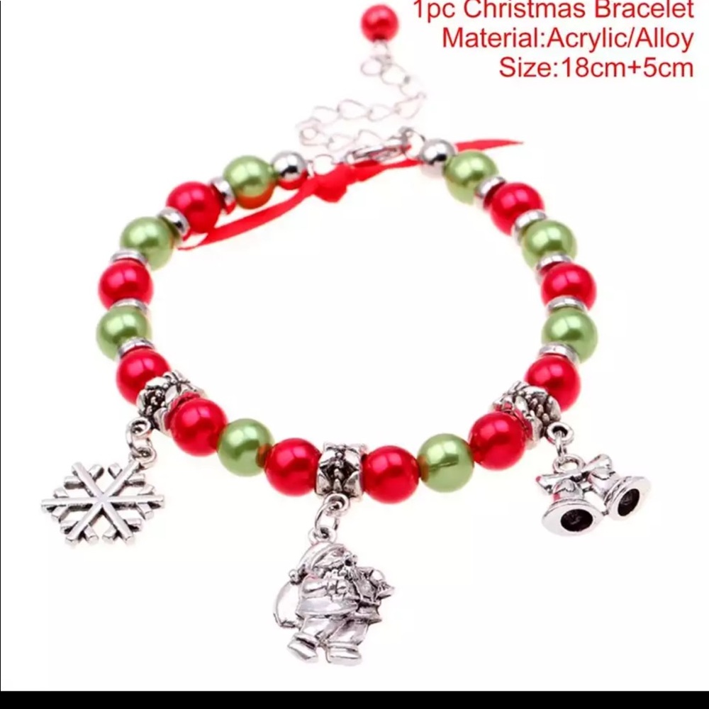 Christmas Pearls Bracelet